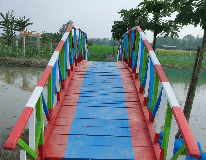 Wooden bridge